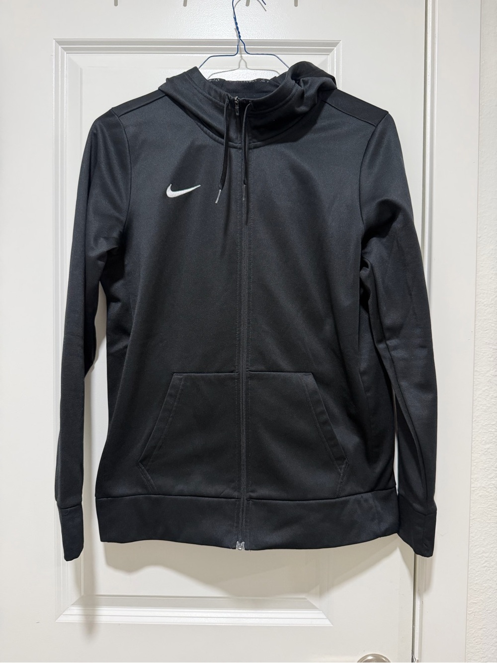 Nike Black Dri-FIT Zippered Athletic Jacket